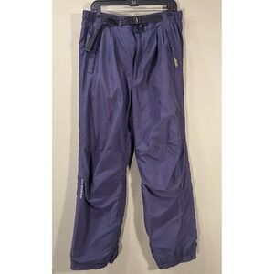 Sun Mountain Golf Rain Pants Mens Large Blue G-Tex Waterproof Belt Elastic
